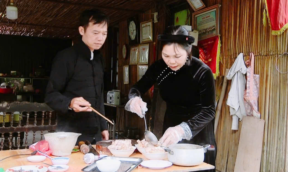 Món khau nhục thơm hương vị núi rừng